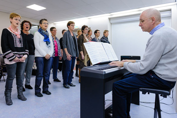 La Lisiére repetitie op donderdagavond
