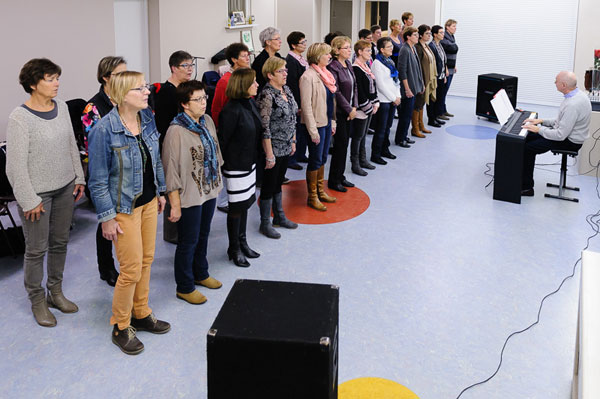 La Lisiére repetitie op donderagavond
